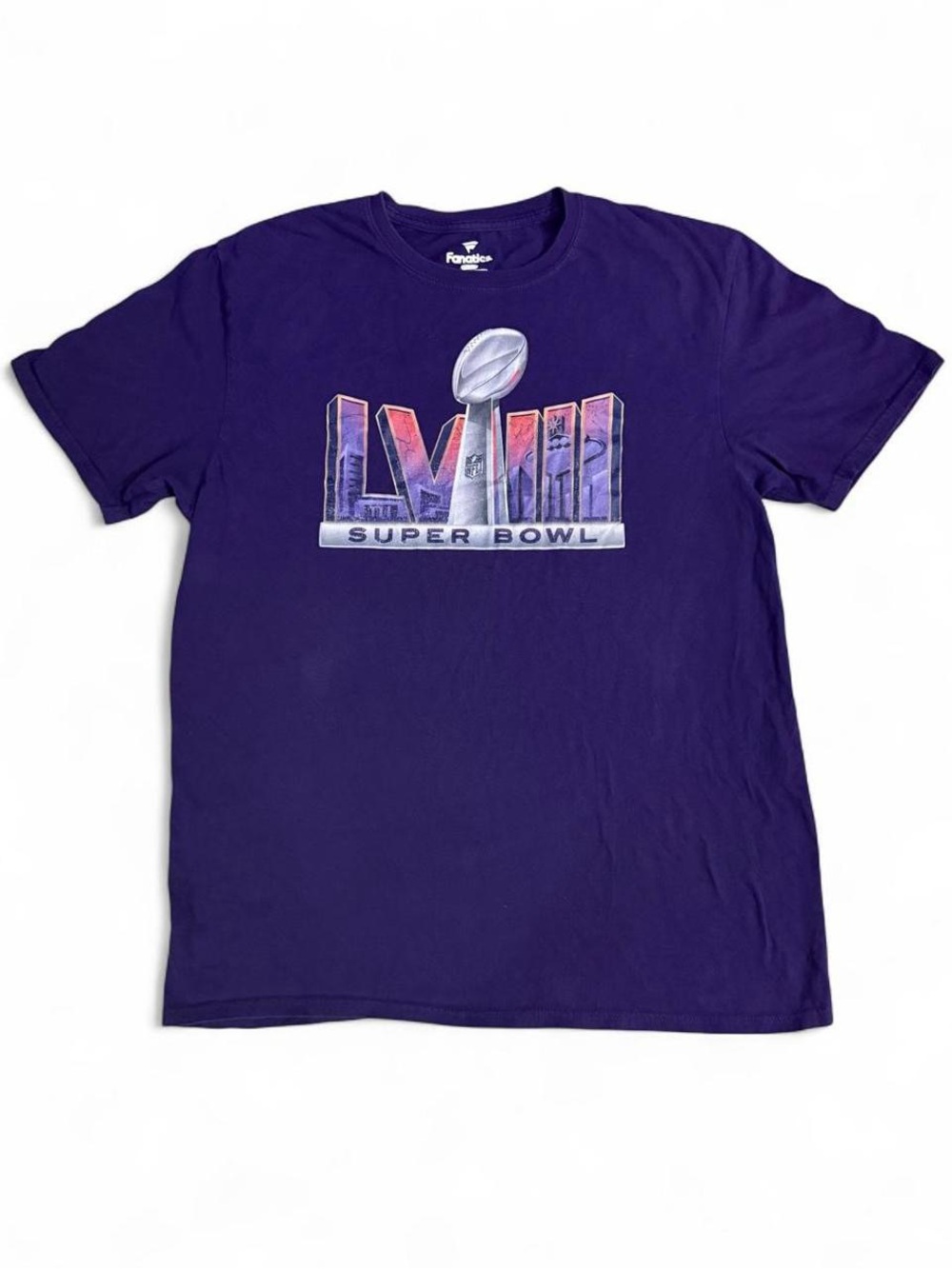 Fanatics Purple Super Bowl LVI Graphic Tee - Bold Logo